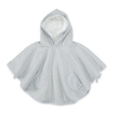 Bemini poncho de voyage 9-36m gris moyen teddy 383CADUM92HU