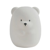 Nattou veilleuse silicone ours blanc 876636