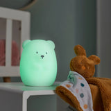 Nattou veilleuse silicone ours blanc 876636