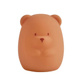 Nattou veilleuse ours silicone 12cm brun 876643