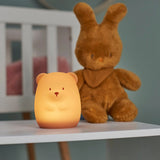 Nattou veilleuse ours silicone 12cm brun 876643