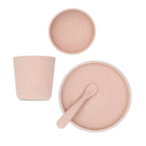 Jollein set de repas silicone pink 705-007-00090