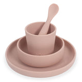 Jollein set de repas silicone pink 705-007-00090