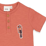 Feetje T-shirt - Tribu Good Vibe Brique 51700672