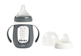 Beaba Biberon verre d'apprentissage 210 ml mineral grey 913538