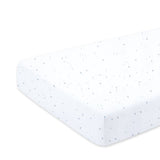 Bemini Drap housse de lit 60x120cm blanc Etoile 131STARY20JP
