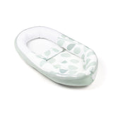 Doomoo nid pour bébé cocoon leaves aqua green CO08