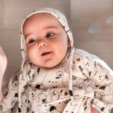 Bean's Robe Double Vague Imprimée Ecru W2213402