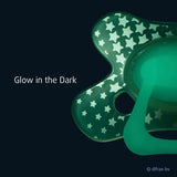 Difrax sucette natural 12m+ Glow in the dark GL804/3229655