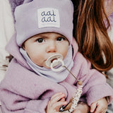 Aai aai Bonnet RIB Beanie Lilas