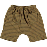 Bean's PIER-Striped summer fleece Short Camel S2186301