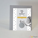 Carte À Gratter - Annonce Sexe De Bébé - Garçon