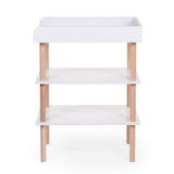 Childhome table à langer blanc+naturel CHTNW(UNIQUEMENT RETRAIT EN MAGASIN PAS D'ENVOI POSSIBLE)