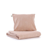Nobodinoz Housse de couette Himalaya pour lit 1 pers. 90X200cm white bubble/misty pink
