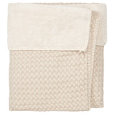 Koeka couverture de berceau gaufre/teddy Oslo sand/pebble 1015/44-020 col 240/230