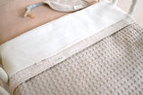 Koeka couverture de berceau gaufre/teddy Oslo sand/pebble 1015/44-020 col 240/230